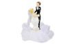 Wedding cake toppers - newlyweds 17cm