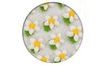 Sugar decoration - Piped flowers simple with a leaf 35 pc. white