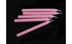 Pink candles 12 pcs without drip