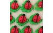 Sugar Ladybird Decorations on a Leaf