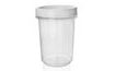 Dóza plast WHITE 0,5 l