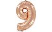 Balloon foil numerals rose gold - Rose Gold 115 cm - 9