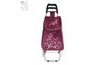 Flower Shopping Bag on Wheels