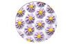 Cukros dekorációk - Gerbera 28 db világos lila