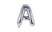 Balloon foil letter "A", 35 cm, silver (CANNOT FILL WITH HELIUM)