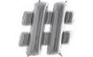 Silver Foil Balloon Hashtag # Sign - SILVER 102 cm