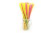 Plastic straws - straws 7 x 280mm NEON - 250 pcs (reusable)