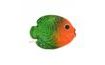 Vytláčaná figúrka – Rybička 2 zeleno-oranžová