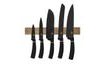 6-Piece Knife Set with Magnetic Holder - Matte Black Collection