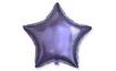 LILA csillag alakú fólia lufi - 45 cm