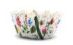 Confectionery paper cases 50 x 35 mm (100 pc.) - floral Florina