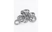 Silver Decorative Rings (10 pcs)