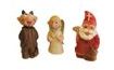 St Nicholas, Angel and Devil - marzipan figures