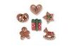 Sugar decoration gingerbread figures, flat mix 18 pcs