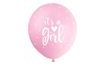 Latex léggömbök - "Lány lesz" - HOLKA - rózsaszín és fehér - 5 db - 30 cm