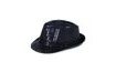 Black Sequin Hat - Disco - 80s - New Year's Eve