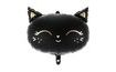 Balloon foil cat, 48 x 36cm, black