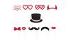 Photo accessories for photo corner - Love - 10 pcs