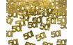 Birthday confetti 50 years - 15 g gold