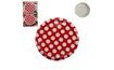 ECO Metal Lid 66 POLKA DOTS - Set of 10