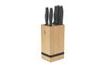 Sada nožů se stojanem BAMBOO 6 ks Anthracit Collection