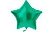 Fóliový balón hviezda - matná zelená - 48 cm