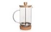 Konvice sklo/nerez/bambus kafetier CORK 0,75 l