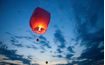 Lucky Lantern - Červené srdce 33x83x90 cm