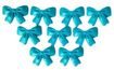 Sugar Decoration - Blue Bows (9 pcs)