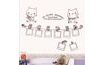 Wall Sticker Cats (including frames for personal photos)