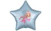 Sellő csillag lufi kék