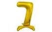 Fóliás számú ballon ARANY talpon, 74 cm - 7