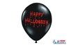 Silné balóny 30 cm PASTEL - Happy Halloween čierna - 1 ks