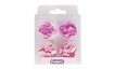 Sugar Decorations Mini Flowers Pink 100 pcs