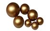 Bronzové čokoládové gule