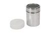 Sugar shaker with a cap and a fine sieve