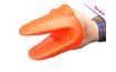 Silikónová rukavice - chňapka hroch oranžová