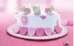 Cake mat 22 cm with lace - set of 5