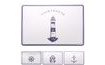 Placemats SEA 43,5x28,5 cm, 4-piece set