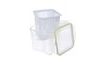 Plastic jar with seal + drip tray 1,3 l