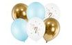 Latex Balloon Set - 1st Birthday - Boy, 6 pcs - 30cm