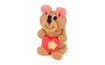 Příležitostná postavička - Medvídek světle hnědý s červeným srdíčkem