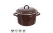 BROWN LEM smaltált lábas 2,5 l+fedő