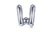 Balloon foil letter "W", 35 cm, silver (NELZE PLNIT HELIEM)