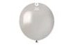 Balónek latexový 48 cm – Metalický stříbrný, 1 KS