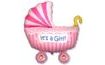 89 cm Foil Balloon - Baby Carriage for Girls