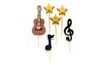 Cukrová dekorácia na tortu – Hudobné nástroje