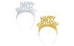 Čelenka Happy Birthday - narozeniny - 2 ks
