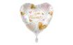 Srdcový fóliový balón Tím Nevěsta - Rozlučka so slobodou - 43 cm