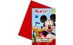 Mickey Invitations 6 pcs